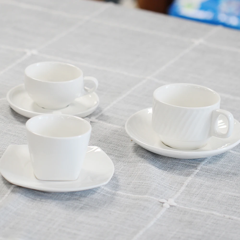 3 стиля 2 подставки для кофейной чашки блюдца послеобеденного керамического кофе