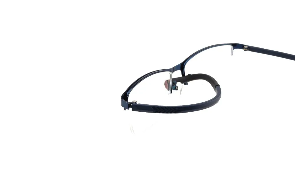 Очки для чтения с полуободковой оправой из титанового сплава|Мужские очки кадры|