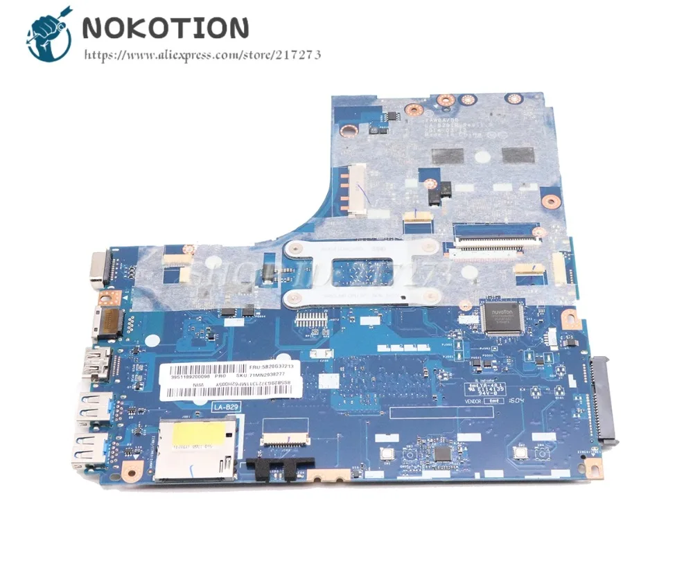 NOKOTION 5B20G37213 ZAWBB LA B291P для Lenovo N50 45 Материнская плата ноутбука A6 6310 CPU DDR3 ATI 8500M R4