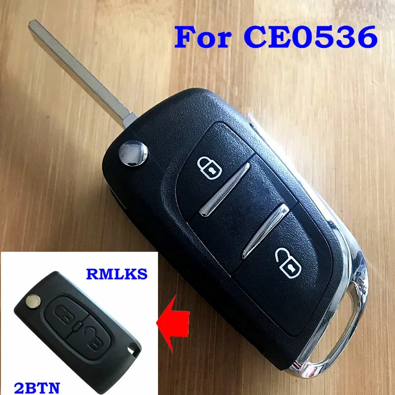 Новинка модифицированная модель автомобиля с 2 и 3 кнопками для Peugeot 307 308 408 Citroen