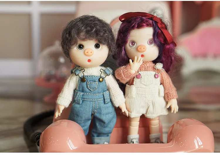 [1/12 Кукла свитер с длинными рукавами] OB11 свитер 1/12BJD одежда(Fit Ob11, obitsu11, BJD12, cu-Пош