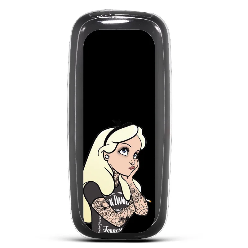 Пять цветов силиконовый чехол для Nokia 105 2017 милый мультяшный рисунок мягкий из ТПУ