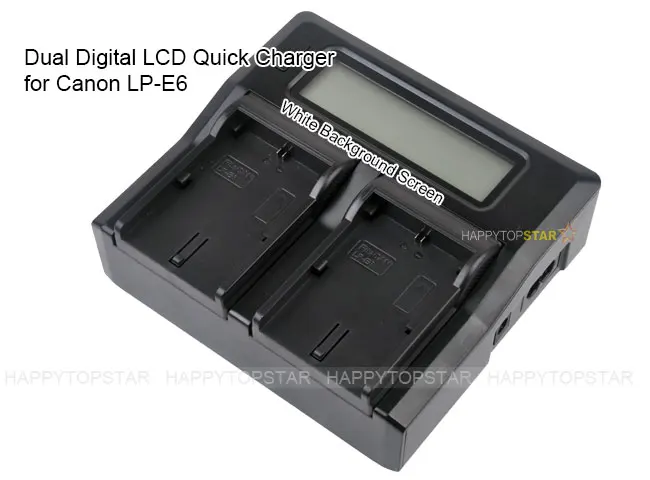 Зарядное устройство для Canon 5DS 5DR 5D2 5D3 6D 70D 80D 60D 7D 7D2|slot charger|lp-e6 plateplate chargers |