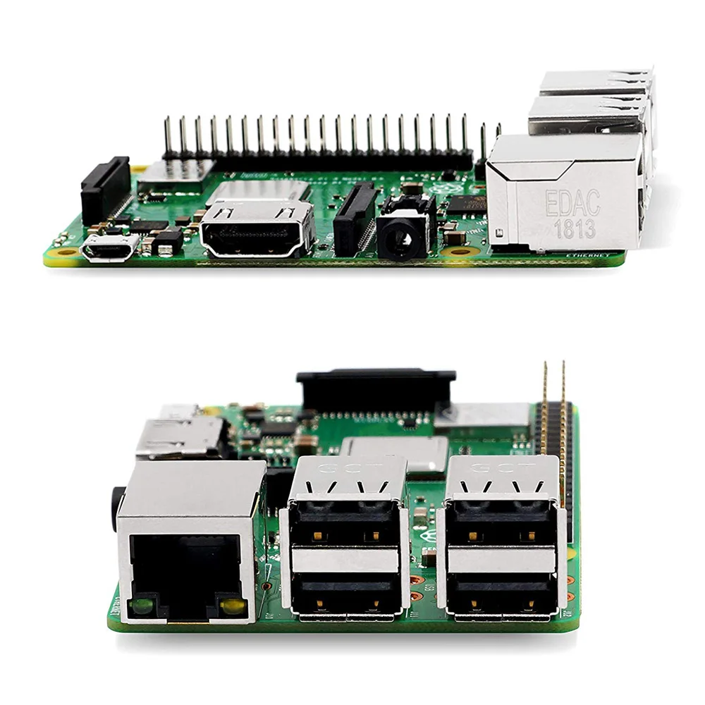 Raspberry Pi 3 Model B+ 3B Plus Raspberry Pi Модель 3 B+ с WiFi и Bluetooth+ охлаждающий вентилятор+ радиаторы