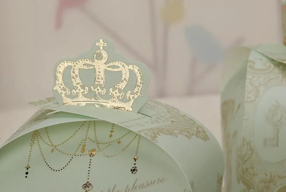 Благородный Корона Свадебная вечеринка пользу коробка конфет торжественной