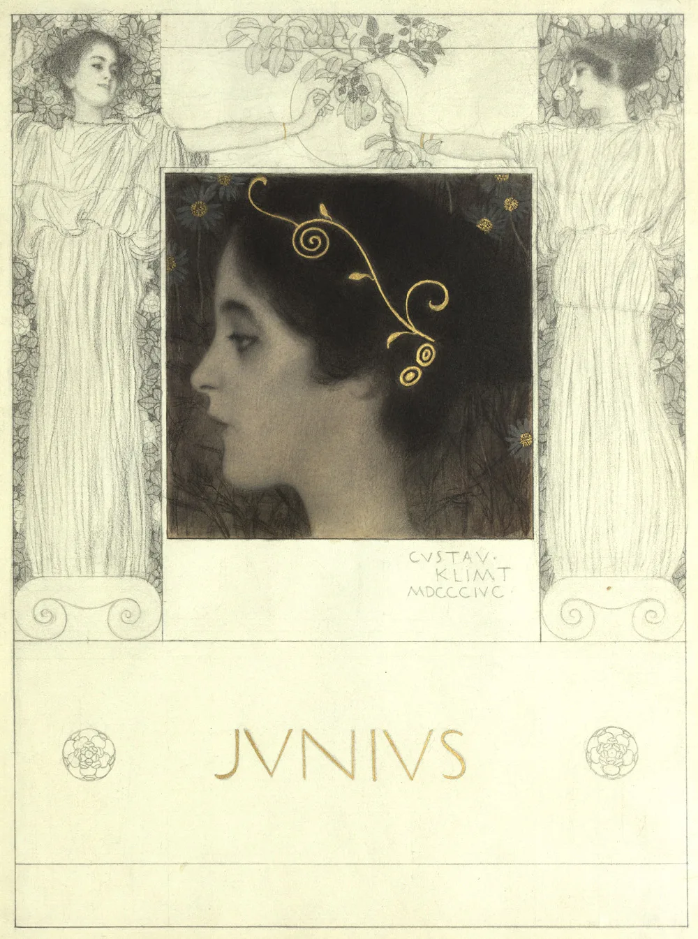 Handmade oil painting reproduction Junius by Gustav Klimt