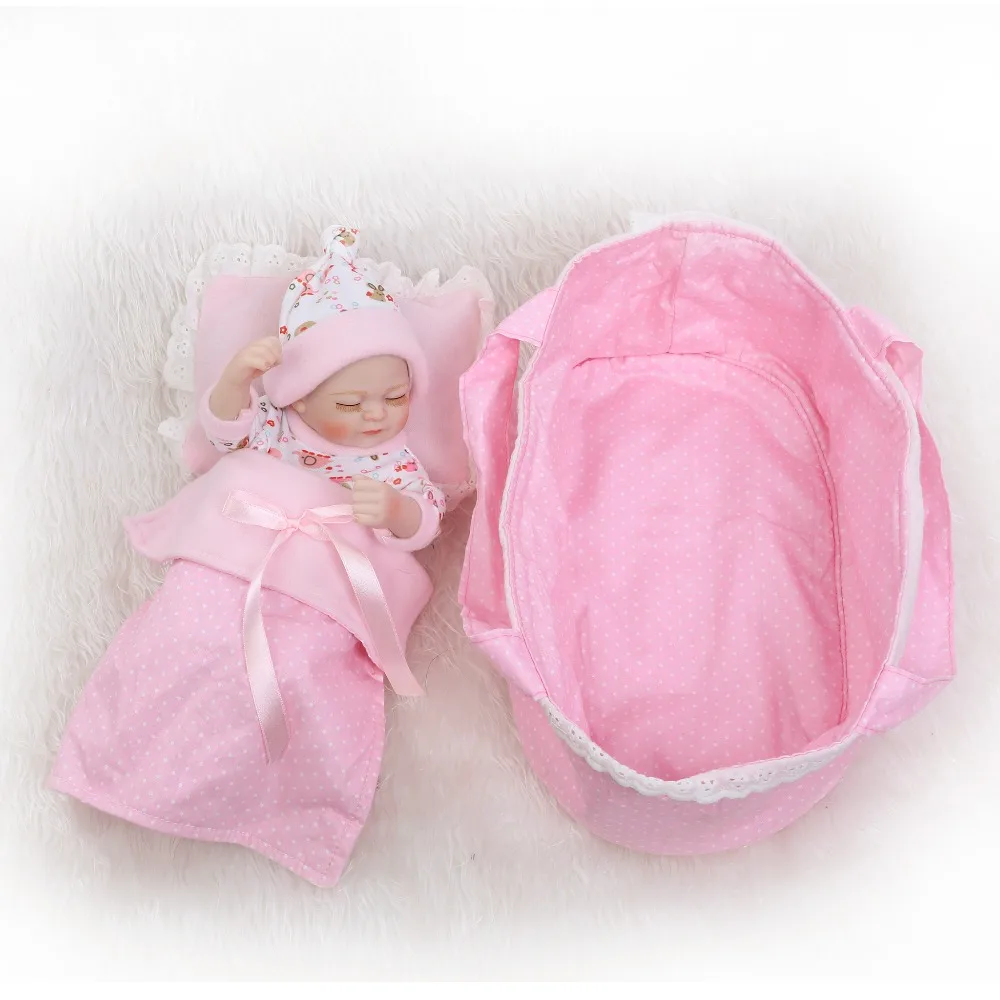 NPK 10 дюймов Полностью силиконовые куклы Reborn Baby, реалистичные, реалистичные, мини, настоящие куклы, реалистичные, Bebes, Reborn, игрушки для младенцев, для ванны, Playmate, подарок