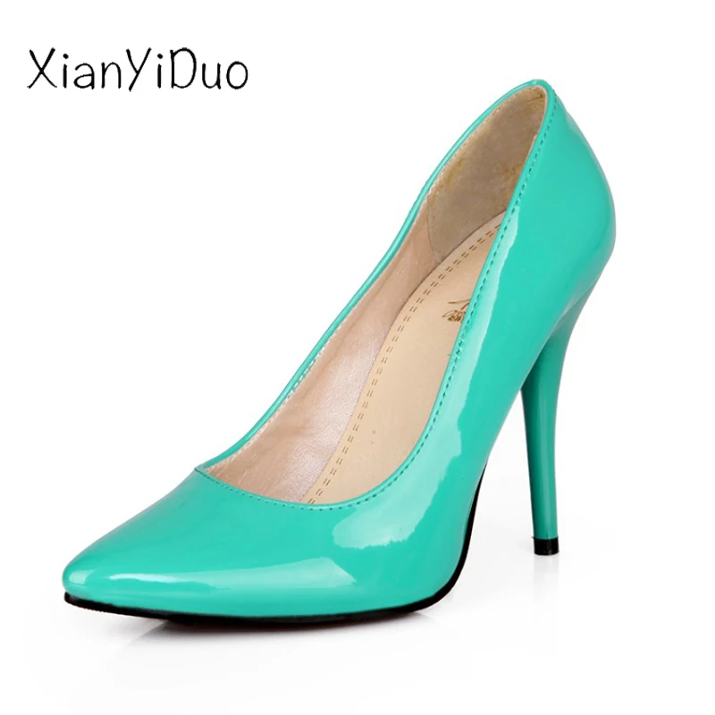 Xianyiduo/2018 весенне осенняя женская обувь пикантные туфли лодочки на очень высоком