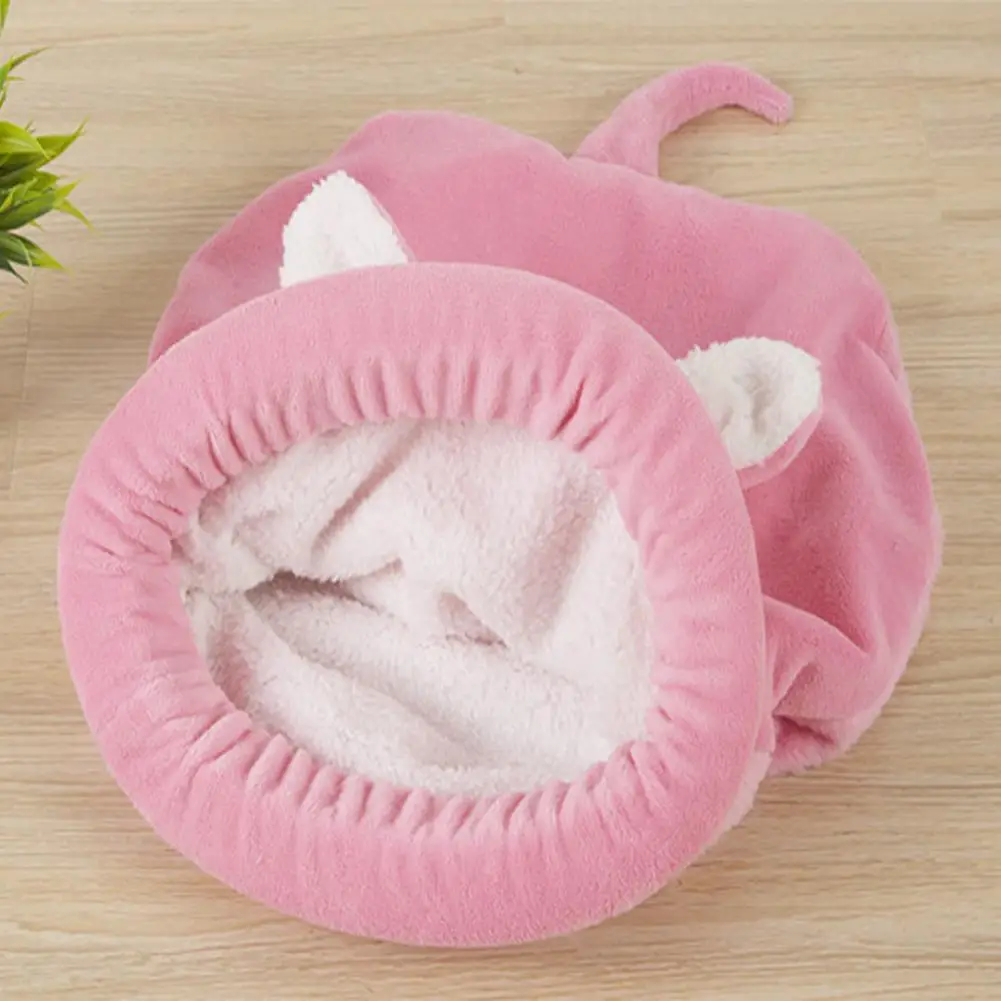 Adeeing спальный мешок для собак и кошек теплый мягкий в форме гнезда домашних