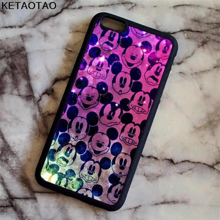 Чехол для телефона с рисунком Микки и Минни Маус KETAOTAO s iPhone 4S SE 5C 5S 6 6S 7 8 XR XS Max PLUS X