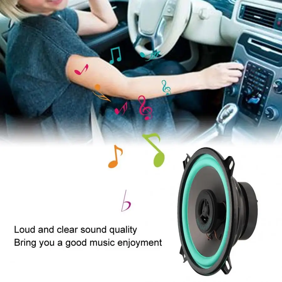 5 дюймов 100 Вт автомобиля HiFi коаксиальный твитер супер Мощность громкий Динамик