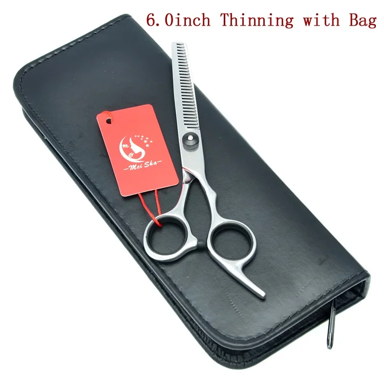 HA0121 with bag 6,0 дюймов Meisha человеческие волосы ножницы Профессиональные Парикмахерские ножницы высокое качество JP440C ножницы для стрижки Истончение Tijeras HA0120 - Цвет: HA0121 with bag
