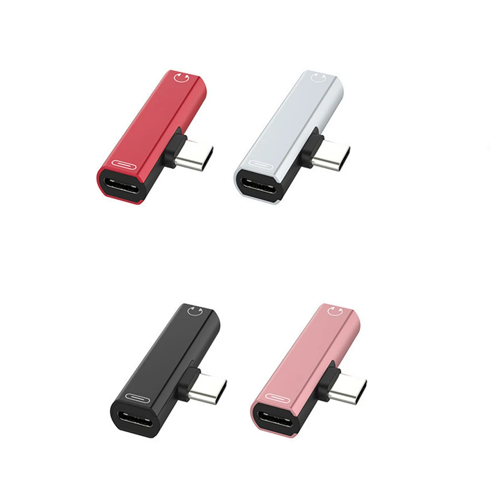 Аудиоадаптер Mini Type C 2 в 1 Type-C на 3 5 мм разъем для наушников USB-C зарядным кодом Samsung