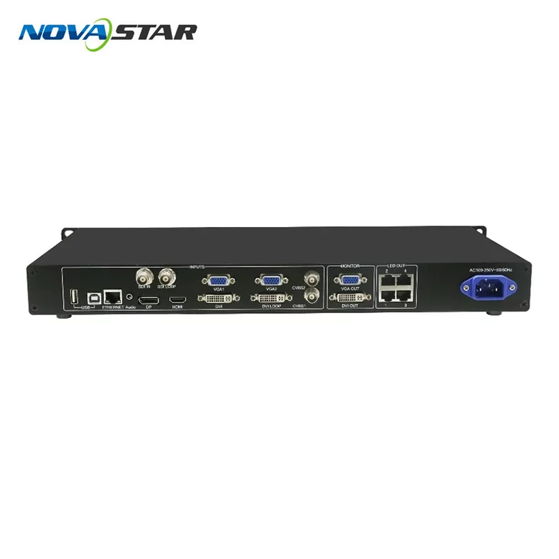 Nova star полноцветный светодиодный дисплей 2 в 1 видеопроцессор VX4S VX4U 4 LAN порты вывода 2,3 миллионов пикселей nova scaler и splicer