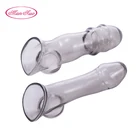 Многоразовые презервативы для мужчин Nuo, Кольца для пениса с кристаллами для задержки, удлинители для мужского пениса, Кольца для пениса, секс-игрушки для взрослых для мужчин R4