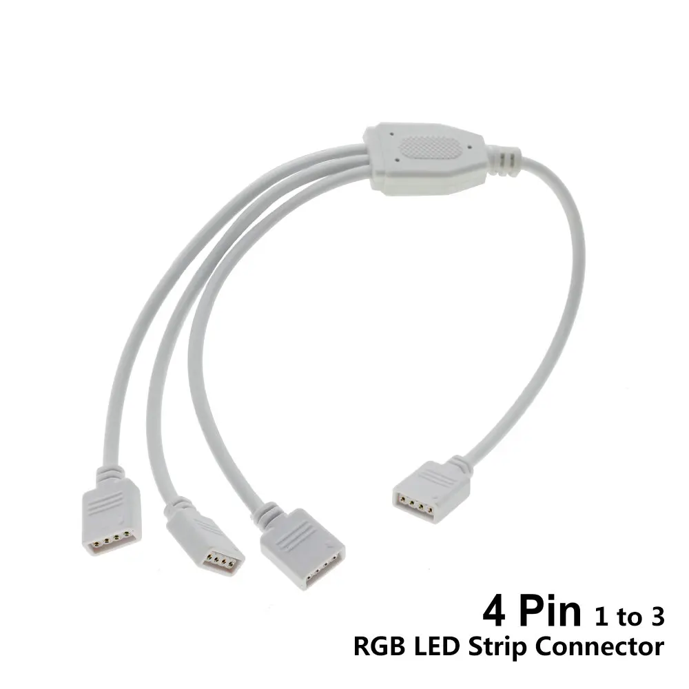 4pin 5pin концентратор от 1 до 3 / 2 RGB RGBW разъем светодиодной ленты.|control rs232|splitter greencontrol