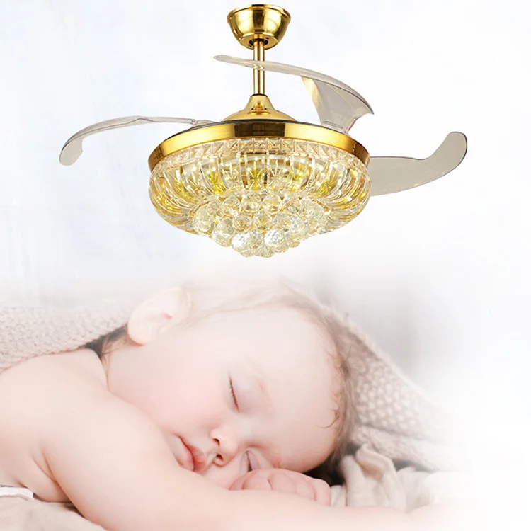 42 дюймовая Хрустальная Потолочная люстра с регулируемой яркостью светодиодная