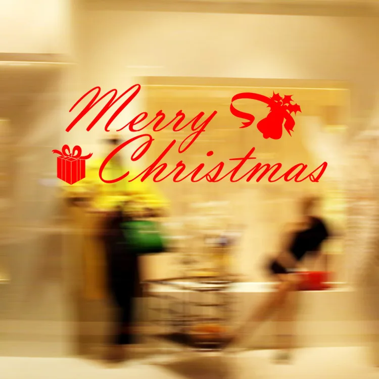 

M-32 foreign trade series new Christmas living room bedroom window wall stickers removable decorative stickers