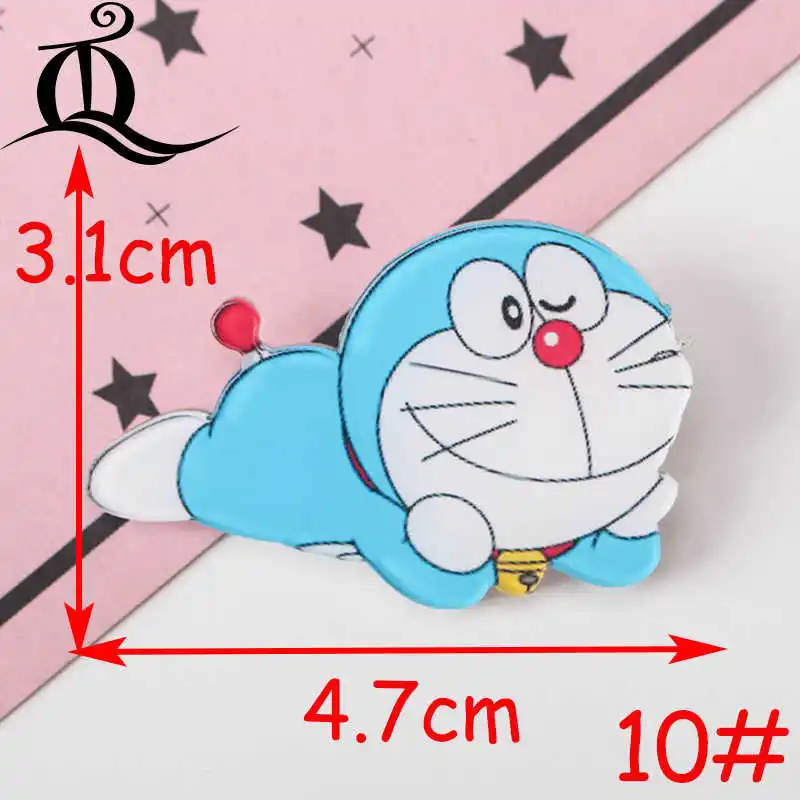 1 шт. микс Doraemon мультфильм один кусок акриловые значки Kawaii значки на рюкзак Значки для одежды Сумочка булавка брошь Z49 - Цвет: No10