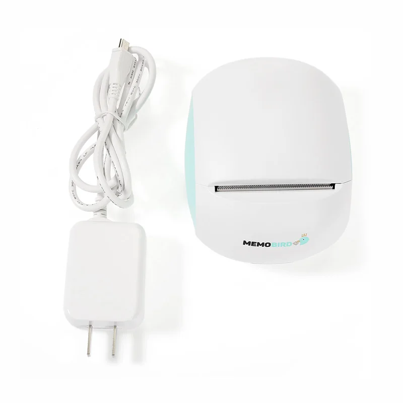 Принтер MEMOBIRD G2 Wifi портативный принтер штрих-код беспроводной фото термопринтер микро разъем+ 3 рулона бумаги