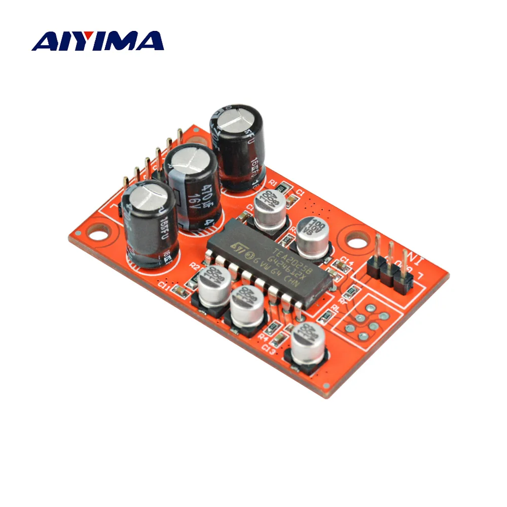 Aiyima TEA2025B аудио усилитель доска 3 Вт + мини двухканальный с DC3 12V один источник