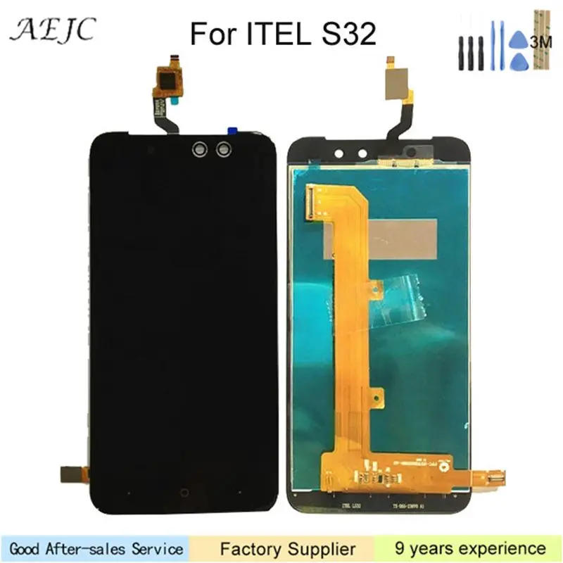 ЖК дисплей для Itel S32 экран с кодирующий преобразователь сенсорного экрана в сборе