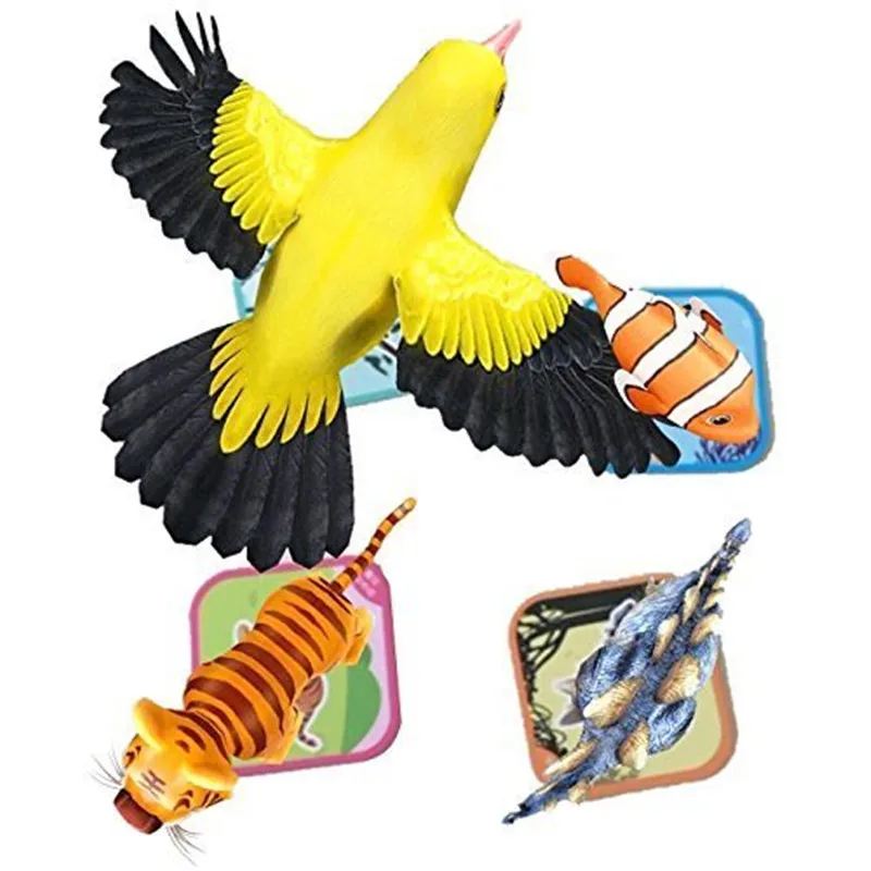 68 Шт./компл. Фантазии Зоопарк Магия 4D Карточки AR Животных обучающая Игра 13 Языков