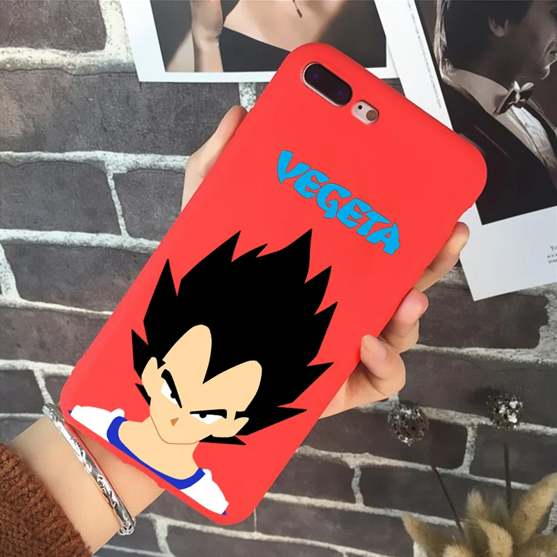 R-5680 Dbz Dragon Ball Z Супер Гоку мягкий силиконовый карамельный цвет чехол для телефона для iPhone 11 pro X XR XS MAX 6 7 8 plus 6s TPU - Цвет: R-5680
