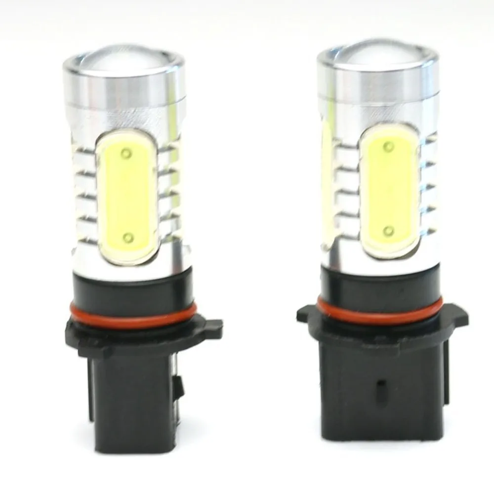 2 шт. белый CREE чипы светодиодный высокое Мощность P13W COB DRL Противотуманные фары для