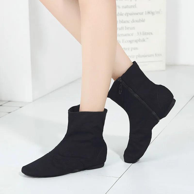 Новое поступление 2021 года Туфли для джазовых танцев на молнии Балетки женщин