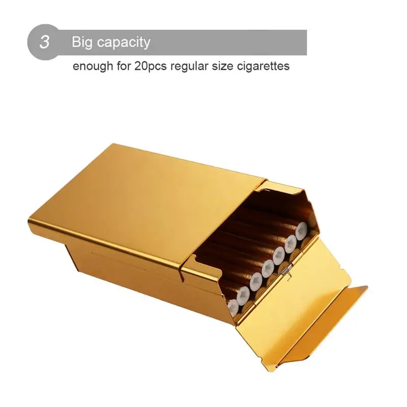 Горячая продажа коробка для сигарет креативный алюминиевый сплав