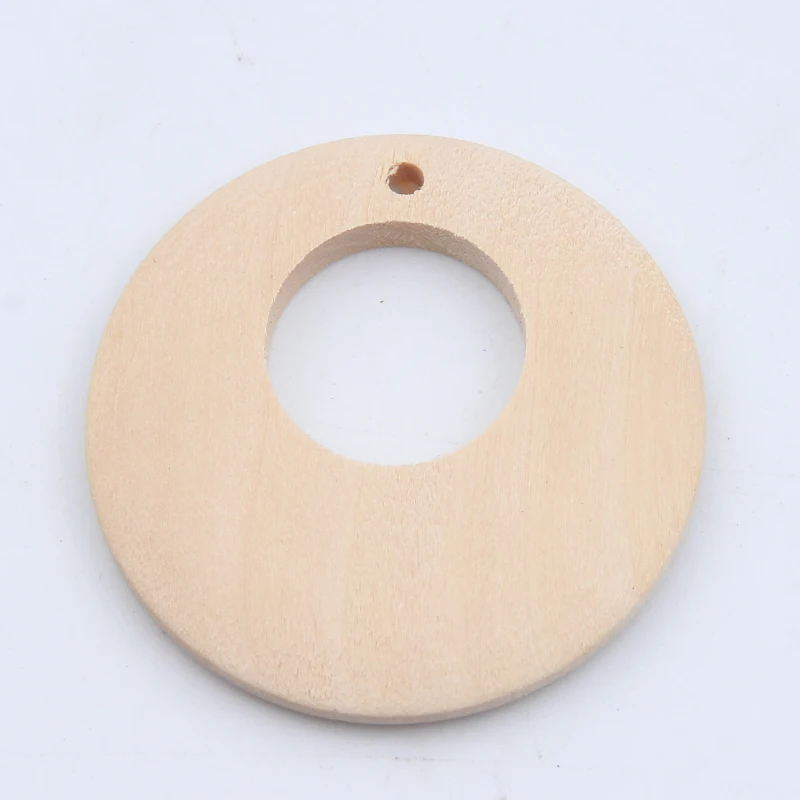 Круглые украшения из натурального дерева 20 шт. серьги для детей разделитель