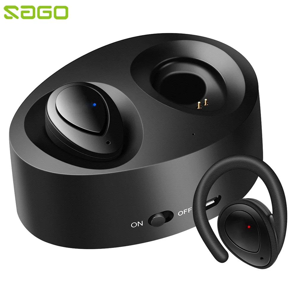 Саго K2 наушники вкладыши TWS Bluetooth True Беспроводной мини стерео музыкальные Hands free с