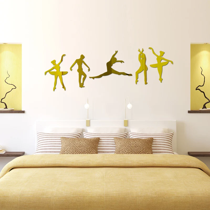 Горячая продажа настенные стикеры Акриловые 3d наклейки украшение дома Декор на