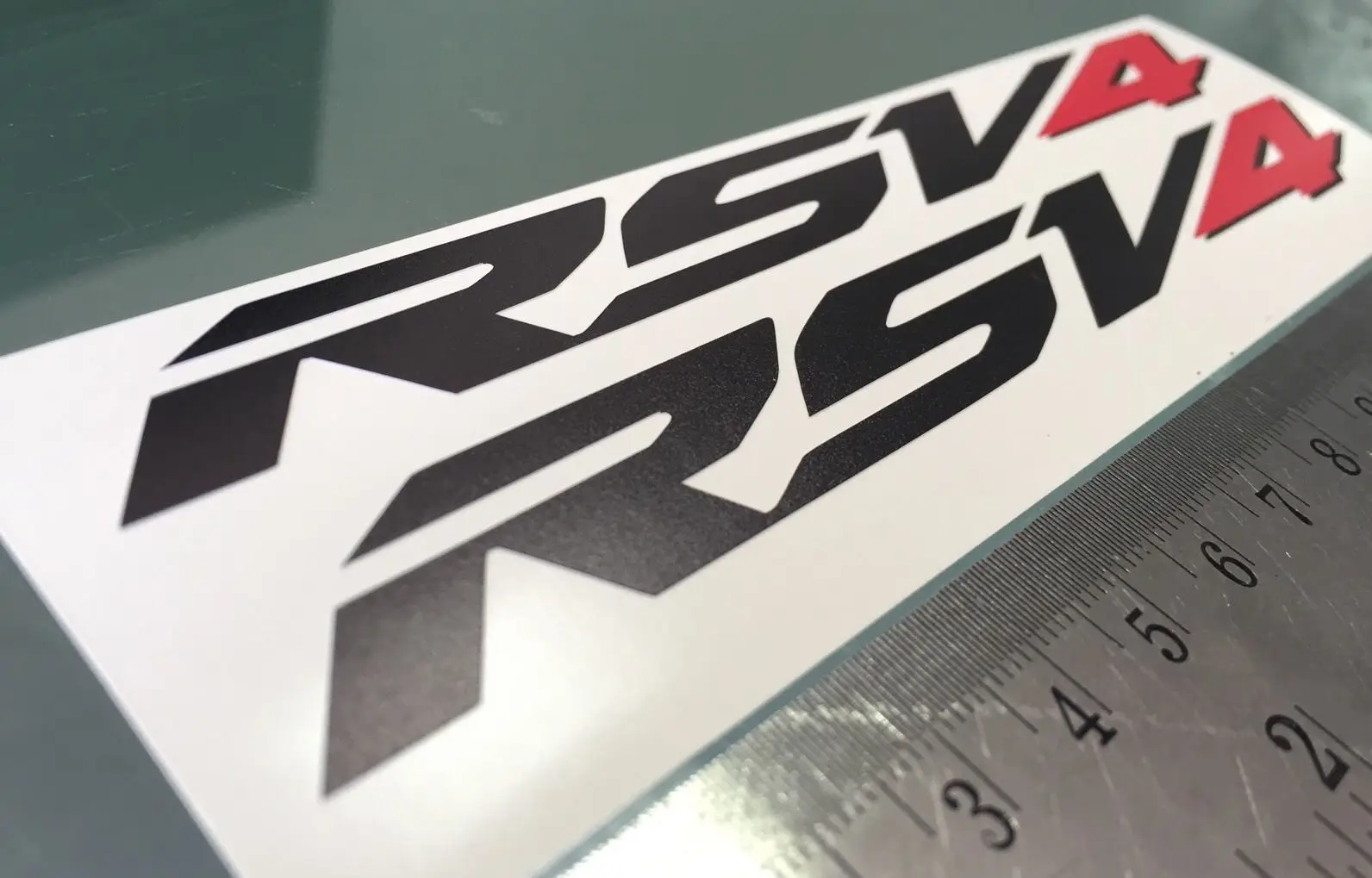 Стикер 3 м 1 пара стикеров RSV4 наклейки для Aprilia хвостового блока с новым логотипом