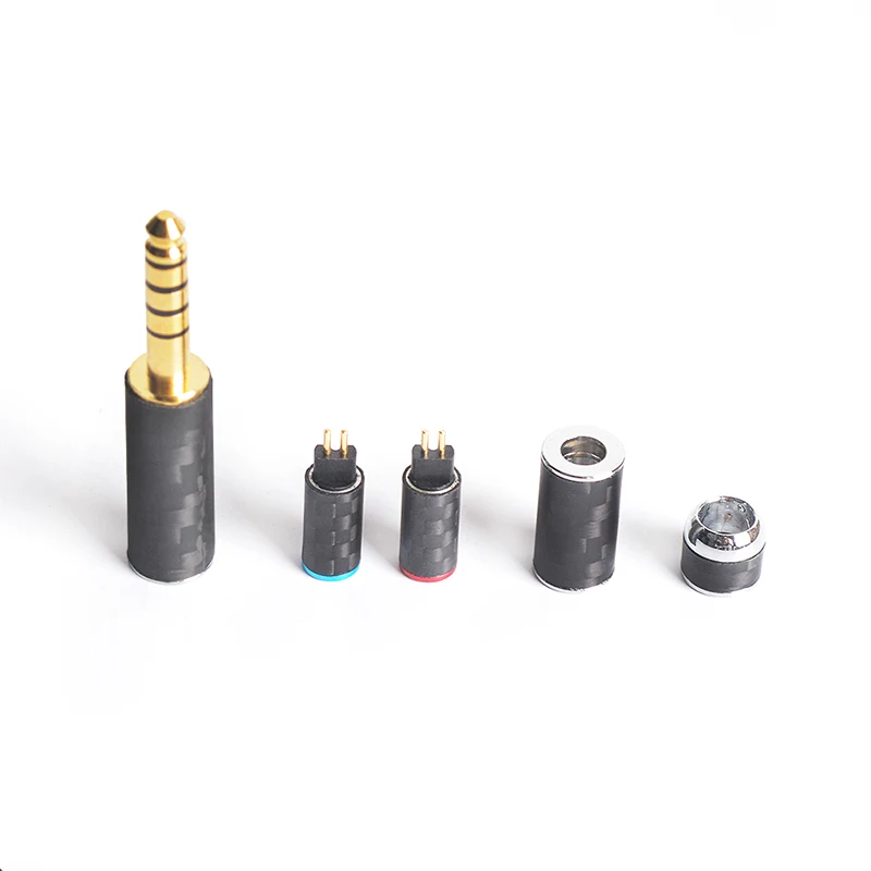 4.4mm 0.78mm set OKCSC DIY Наушники Аксессуары для кабелей MMCX 0,78 мм A2DC разъем разделительный ползунок Набор 2,5 мм 3,5 мм 4,4 мм сбалансированный штекер выходной комплект - Color: 4.4mm 0.78mm set