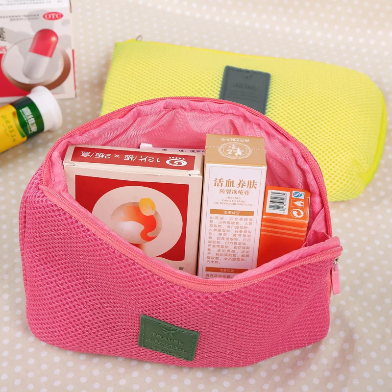 IUX 2 шт./компл. женская косметичка Дамский клатч органайзер сетчатая вставка сумка