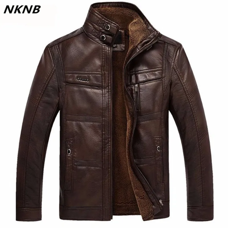Кожаные куртки мужские пальто 5XL брендовая Высококачественная верхняя одежда из