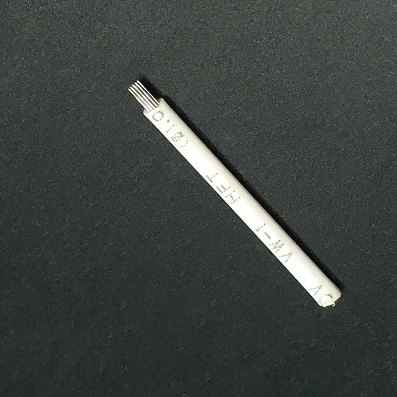 100pcs Laminas Tebori Microblading Fog Needles Blades 19R Tattoo Needle Semi Permanent Makeup By Free Shipping | Красота и здоровье