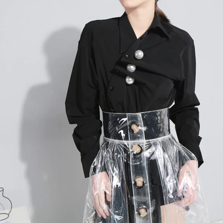 Новые весенние женские топы и блузки с длинным рукавом белые camisas blusas femininas