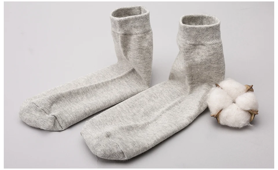 Casual Men's Business Socks For Men Cotton Brand Crew Black White Gray Long Male Socks New Warm Autumn Winter 1 5 10 pairs