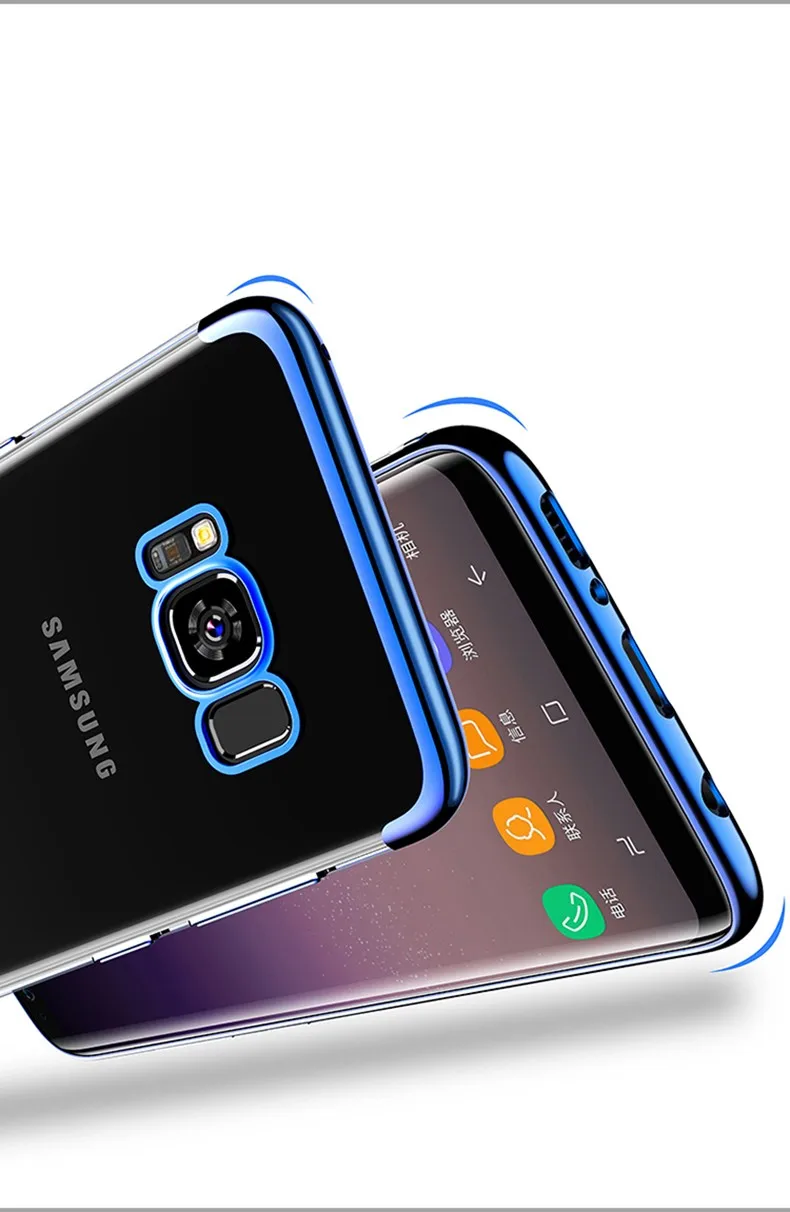 Магнитное автомобильное кронштейн Прозрачный чехол для samsung Galaxy S9 S8 плюс note9 J3 J7 J4 J6 A4 A6 J2 J5 J7 prime чехол Крышка