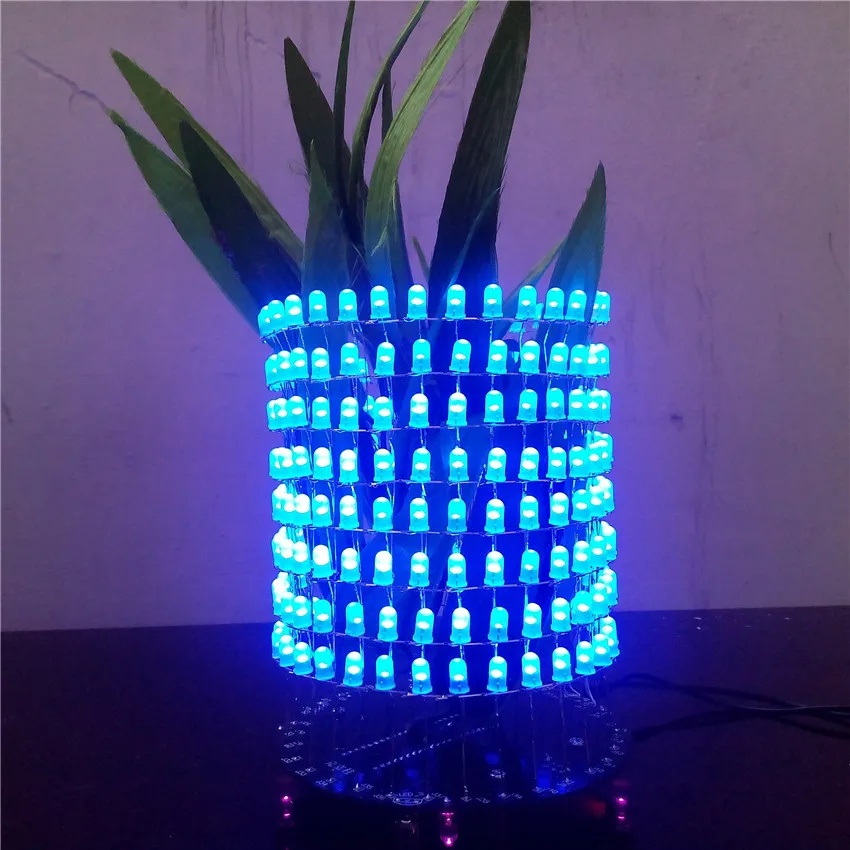 Cnikesin DIY Мечта свет вертикальный кольцо Куба музыка спектр круговой решетки