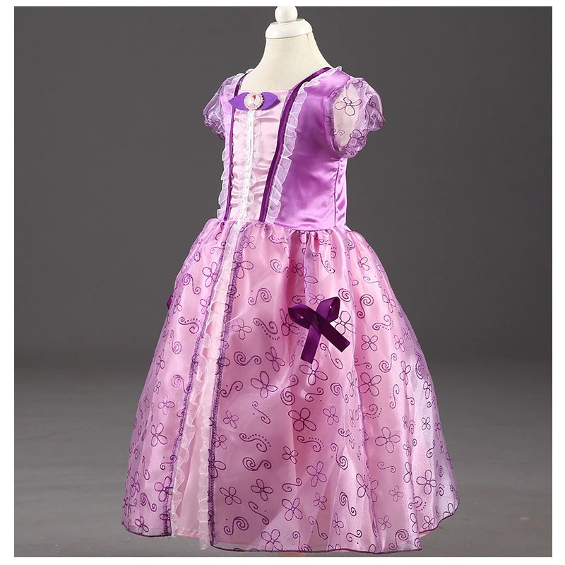 Kids Dresses for Girls Brithday gift cosplay Princess Costume Baby Dress Snow White Party Clothing 3-8Yrs | Детская одежда и обувь