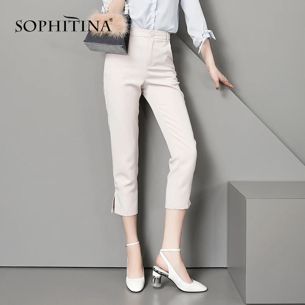 SOPHITINA/модные однотонные женские босоножки; удобная обувь из коровьей кожи высокого качества с пряжкой на квадратном каблуке; Лидер продаж; новые босоножки; MO102