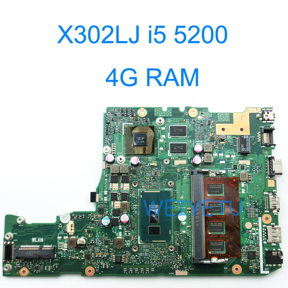 

Материнская плата X302LJ MAIN_BD._ 4G/I5-5200U/AS 90NB07V0-R00010 для ноутбука ASUS материнская плата Rev 2,0