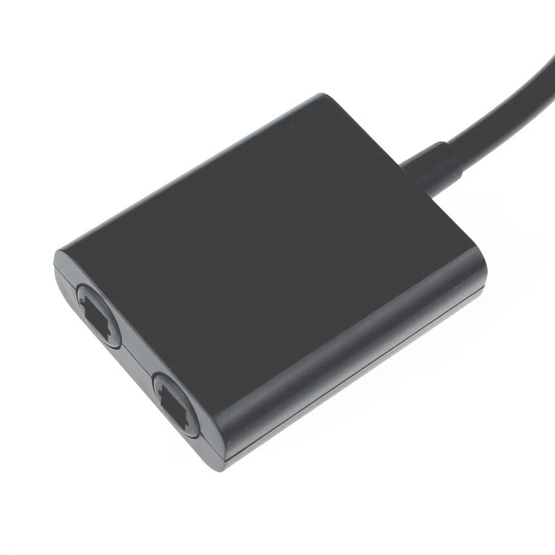 Высококачественный 2 цвета 1x2 цифровой Toslink оптоволоконный аудио от 1 до гнездовой