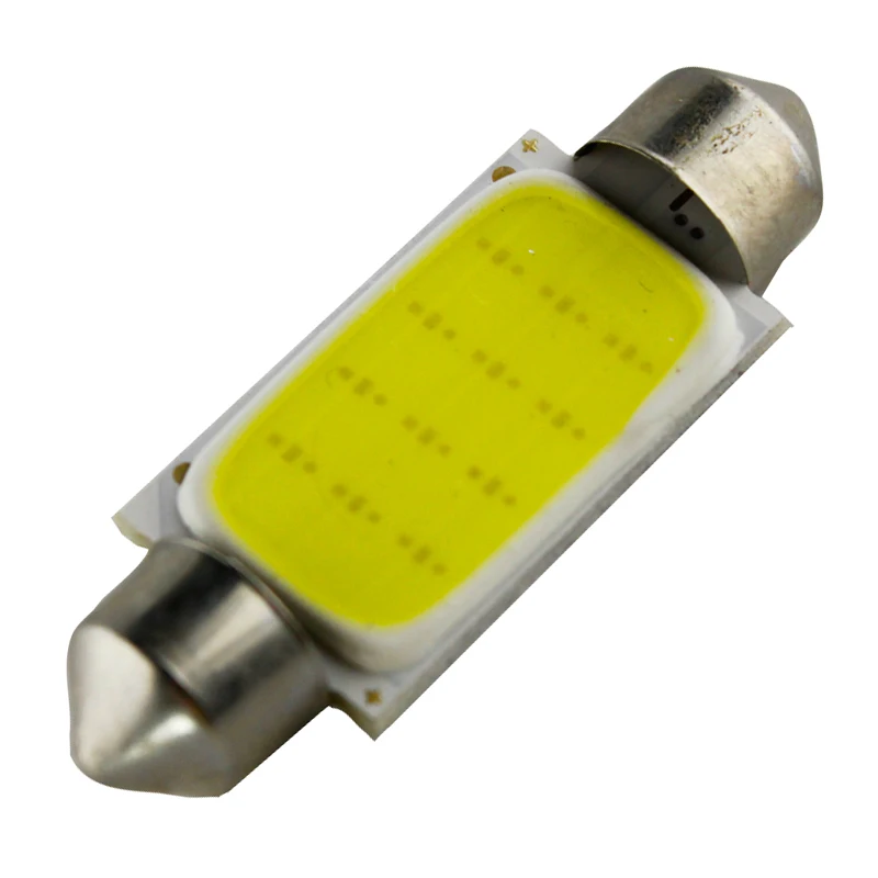 4 шт. белый 41 мм COB 12LED лампы Автомобильный Интерьер Купол Карта светильник s дверь