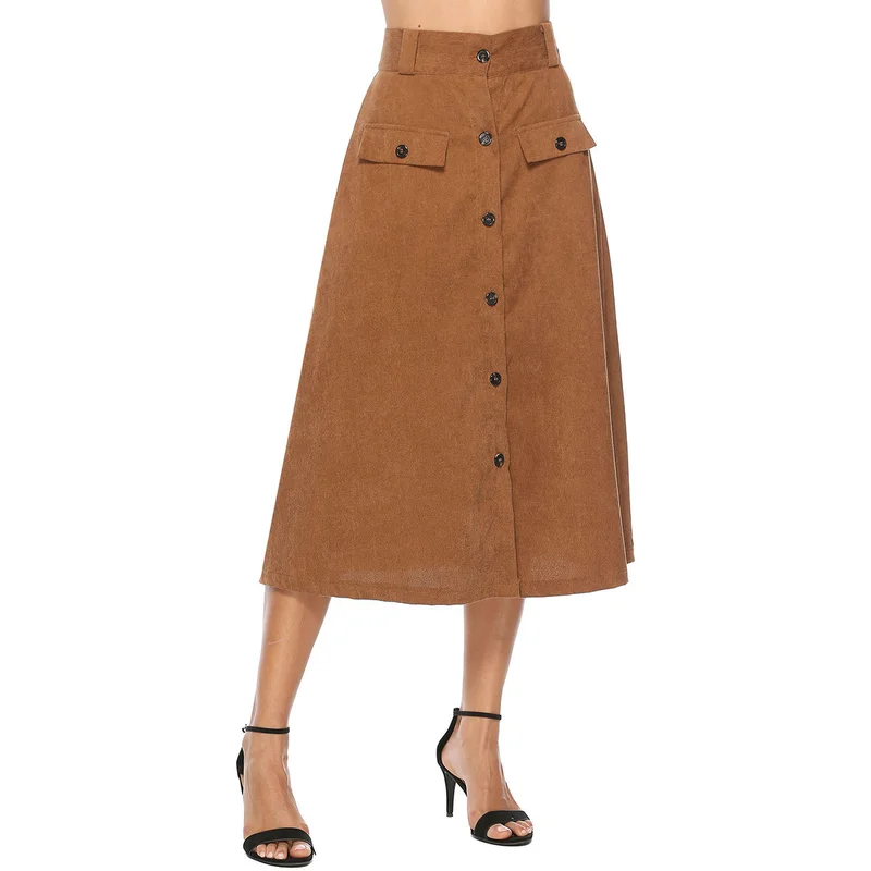 2019 Европейский весна зима женские эластичные с высокой талией юбки зимние