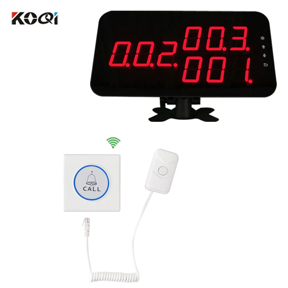 Больничная система вызова медсестры с передатчиком кнопка приемника дисплей